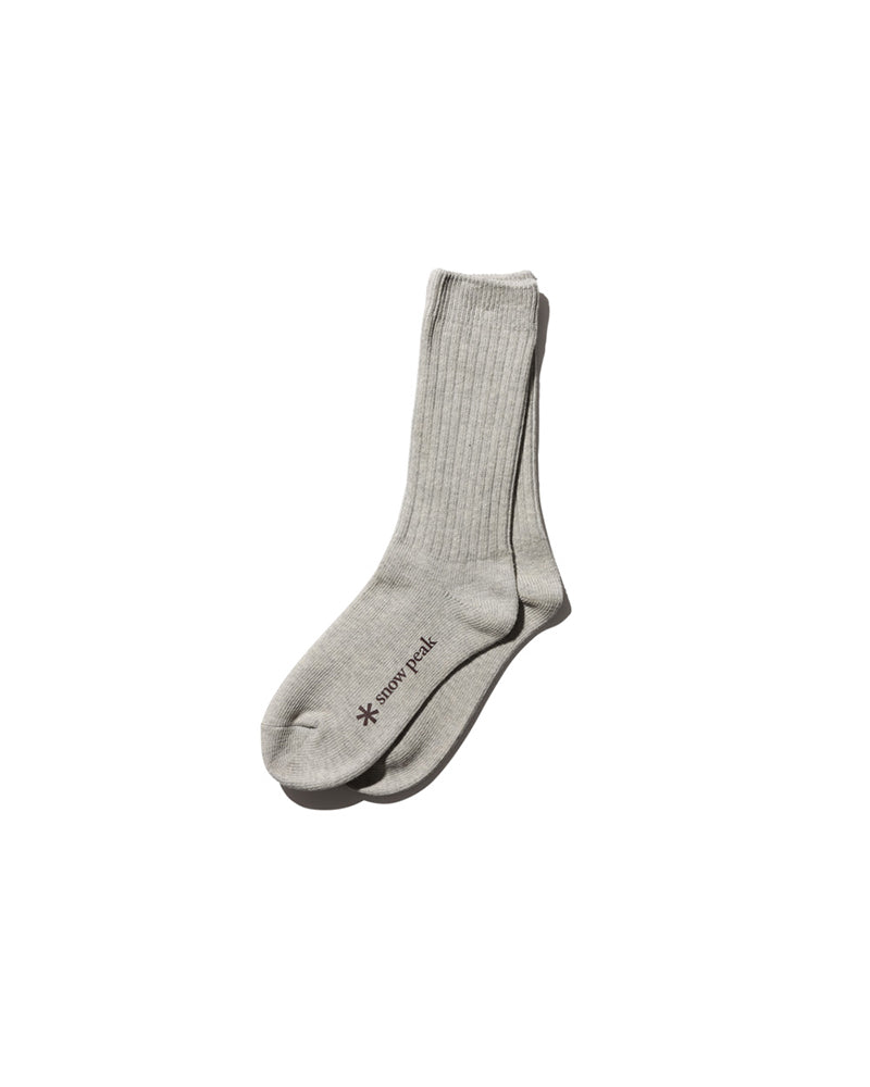 Snow Peak - Recycled Cotton Socks - Grey