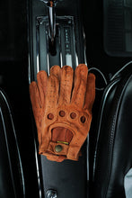 Goldtop England - Deerskin Leather Driving Gloves - Tan