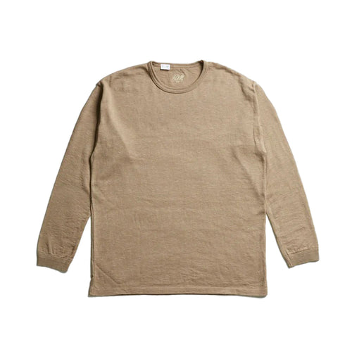 Addict Clothes - Knit Long Sleeve Crew Neck - Smoke Beige