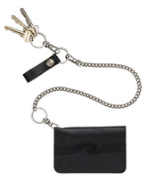 Nudie - Alfredsson Chain Wallet - Black Leather