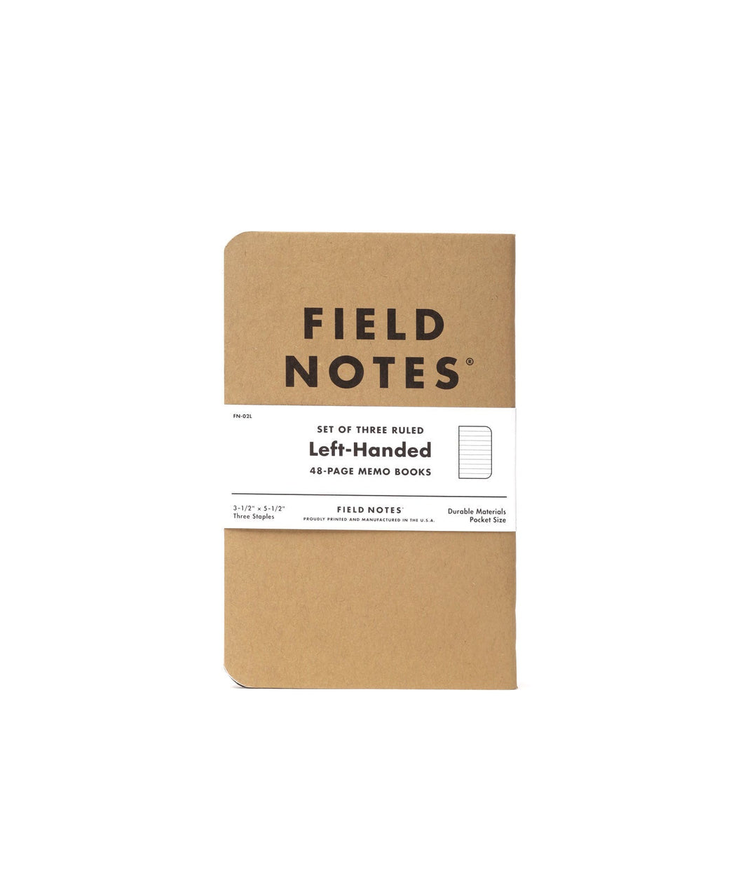 Field Notes - Left Handed (3pk)