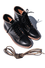Truman Boot Co. - Nora Womens Boot - Black Waxed Flesh