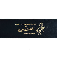 ButterScotch - 1.5" Heel Bar Belt - Black on Black